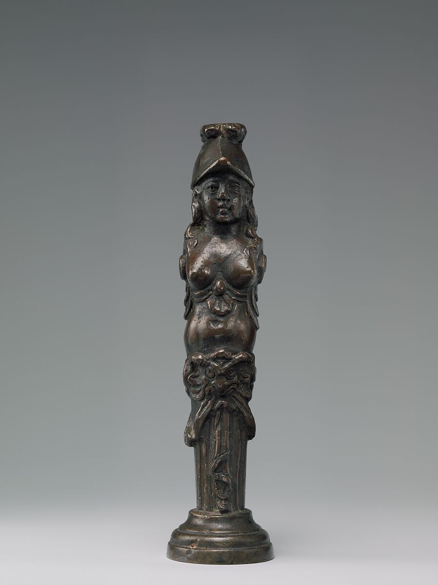 Pair of Minerva figures, Bronze, Italian, Venice