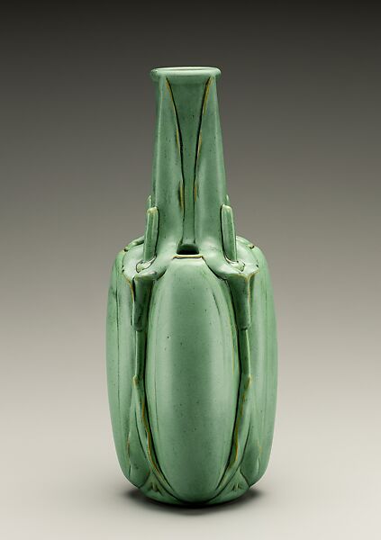 Vase, Gates Potteries (Teco Pottery) (ca.1890–ca.1927), Earthenware, American 