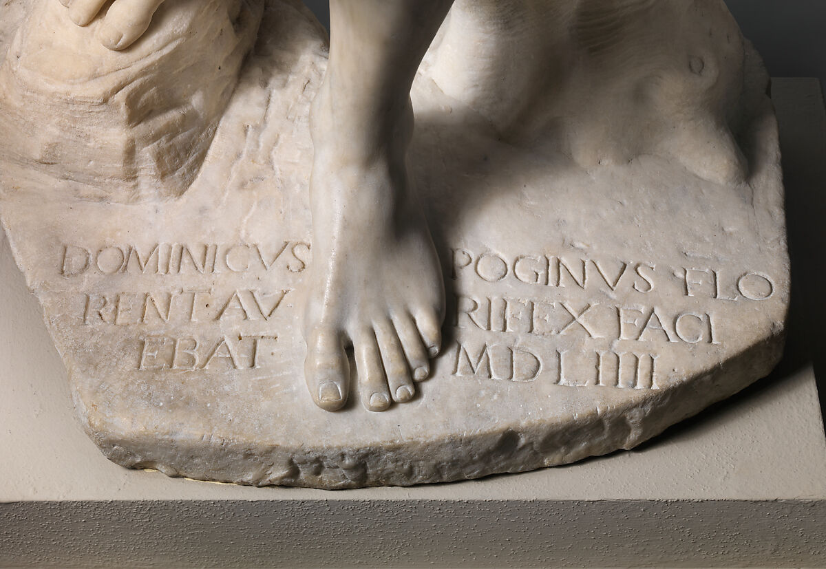 Bacchus, Domenico Poggini (Italian, Florence 1520–1590 Rome), Marble, Italian, Florence