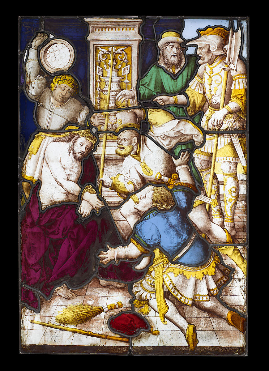 The Mocking of Christ, Jan Rombouts  South Netherlandish (Duchy of Brabant), Stained glass, Flemish, Leuven