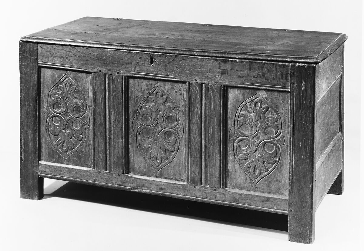 Chest, Oak, tulip poplar, pine, American