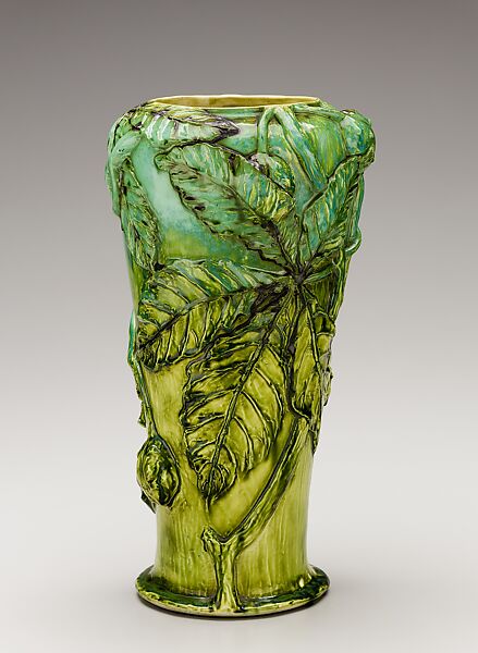 Vase, Tiffany Studios (1902–32), Earthenware, American 