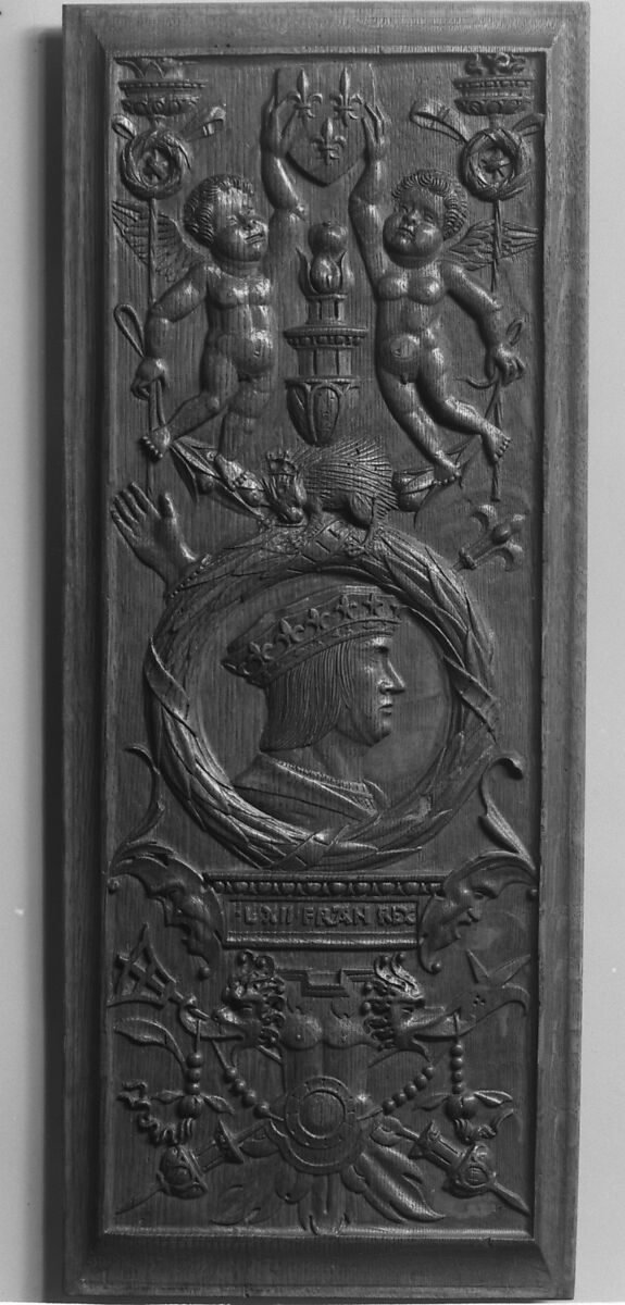 Panel (part of a set), Craftsmen supervised by Nicolas Castille (active 1503–21), Carved oak, French 