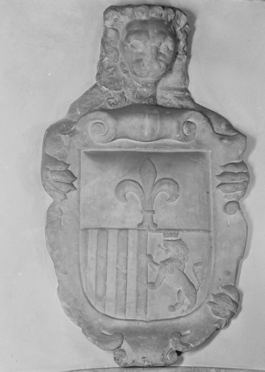 Armorial shield, Marble, Spanish 