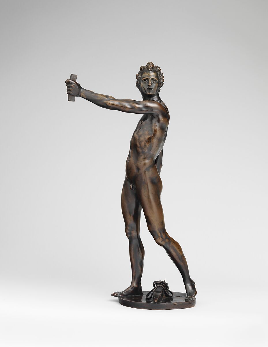 Apollo, Adriaen de Vries (Netherlandish, The Hague ca. 1545–1626 Prague), Bronze, German, probably Augsburg