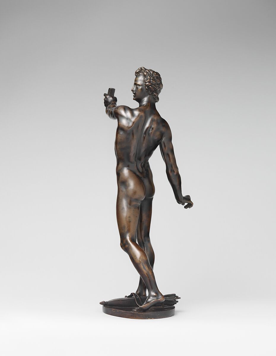 Apollo, Adriaen de Vries (Netherlandish, The Hague ca. 1545–1626 Prague), Bronze, German, probably Augsburg