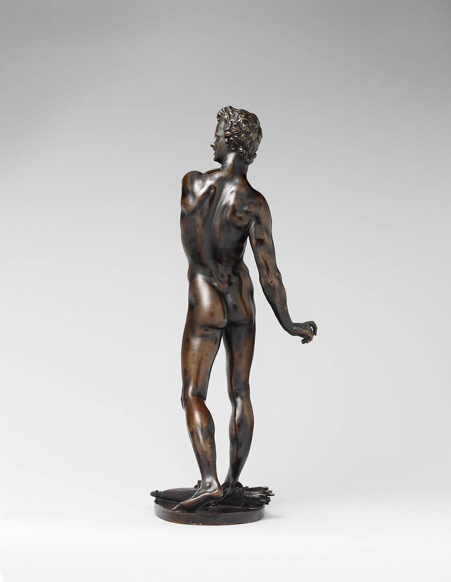 Apollo, Adriaen de Vries (Netherlandish, The Hague ca. 1545–1626 Prague), Bronze, German, probably Augsburg