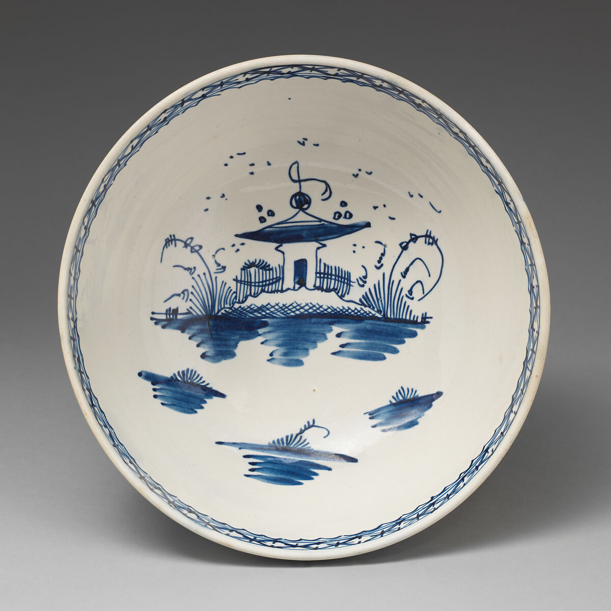 Bowl, Lead-glazed earthenware, British