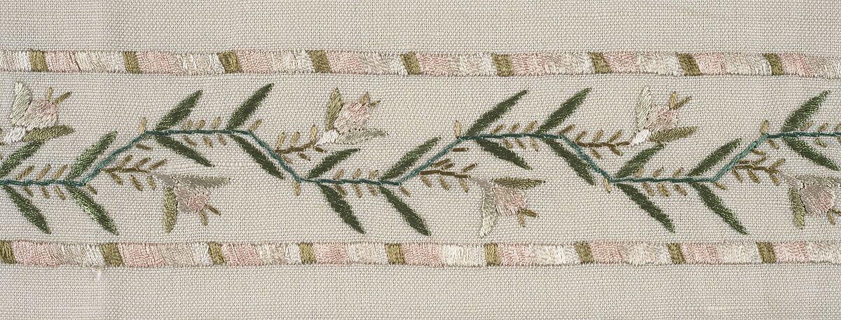 Fire screen (Écran) (part of a set), Jean-Baptiste-Claude Sené (1748–1803), Carved, painted and gilded walnut; modern cotton twill with silk embroidery, French, Paris