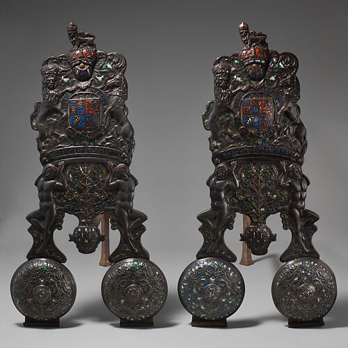 Pair of andirons