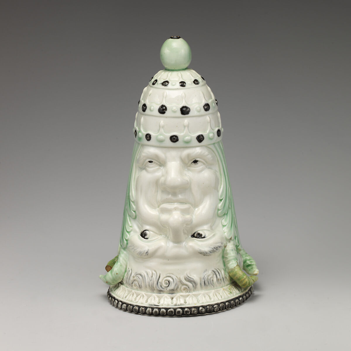 Stirrup cup, Ralph Wood the Younger (British, Burslem 1748–1795 Burslem), Lead-glazed earthenware, British, Burslem, Staffordshire