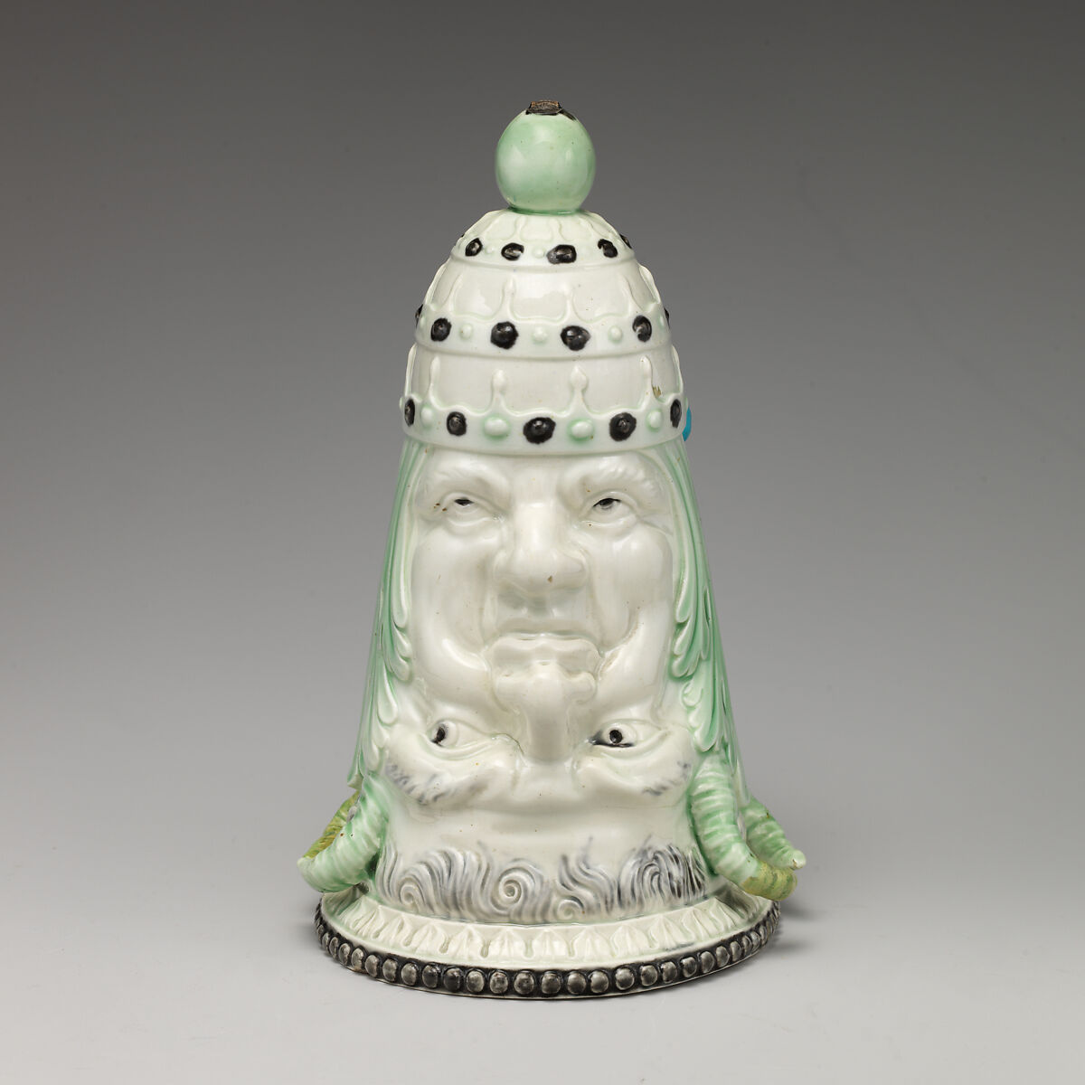 Stirrup cup, Ralph Wood the Younger (British, Burslem 1748–1795 Burslem), Lead-glazed earthenware, British, Burslem, Staffordshire