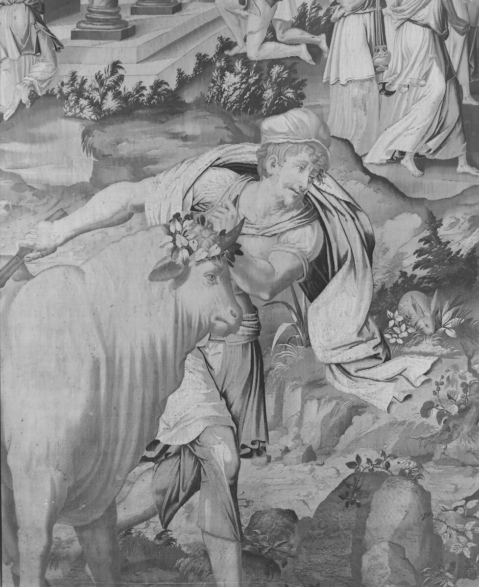 The Blasphemy of Niobe from Scenes from the Story of Diana, Probably designed by Jean Cousin the Elder (French, Souci (?) ca. 1490–ca. 1560 Paris (?)), Wool, silk (16-18 warps per inch, 7-8 per cm.), French, probably Paris