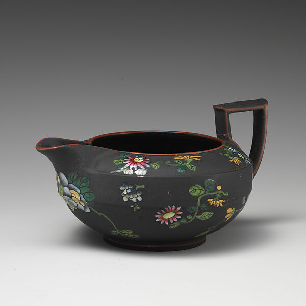 Creamer (part of a set), Josiah Wedgwood and Sons (British, Etruria, Staffordshire, 1759–present), Basalt ware, British, Etruria, Staffordshire