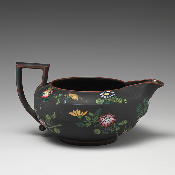 Creamer (part of a set), Josiah Wedgwood and Sons (British, Etruria, Staffordshire, 1759–present), Basalt ware, British, Etruria, Staffordshire 