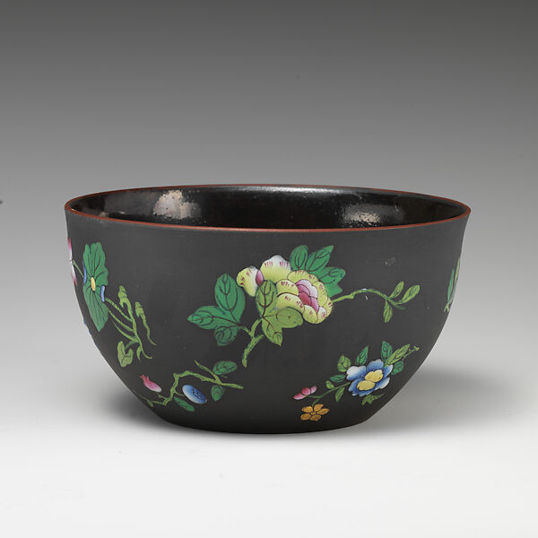 Waste bowl (part of a set), Josiah Wedgwood and Sons (British, Etruria, Staffordshire, 1759–present), Basalt ware, British, Etruria, Staffordshire 