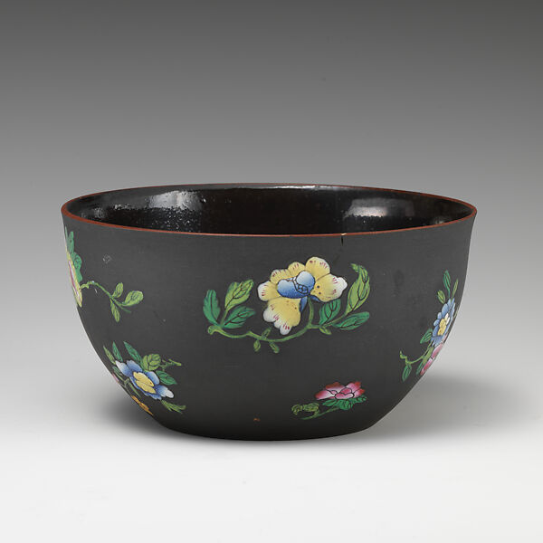 Waste bowl (part of a set), Josiah Wedgwood and Sons (British, Etruria, Staffordshire, 1759–present), Basalt ware, British, Etruria, Staffordshire