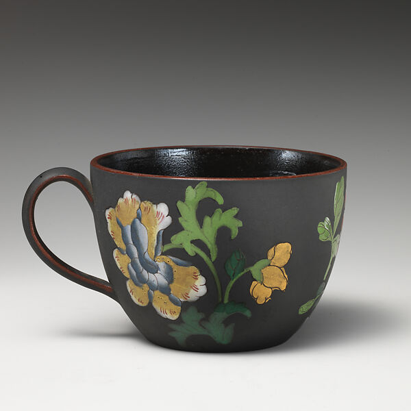 Tea cup (part of a set), Josiah Wedgwood and Sons (British, Etruria, Staffordshire, 1759–present), Basalt ware, British, Etruria, Staffordshire