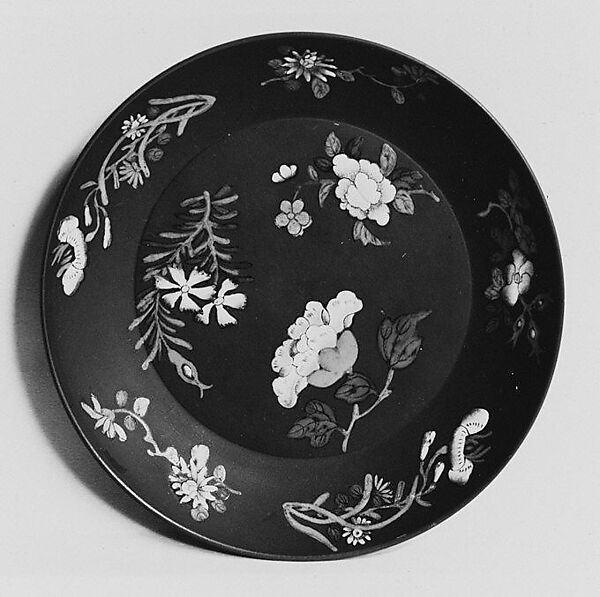 Saucer (part of a set), Josiah Wedgwood and Sons (British, Etruria, Staffordshire, 1759–present), Basalt ware, British, Etruria, Staffordshire