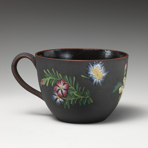 Tea cup (part of a set), Josiah Wedgwood and Sons (British, Etruria, Staffordshire, 1759–present), Basalt ware, British, Etruria, Staffordshire