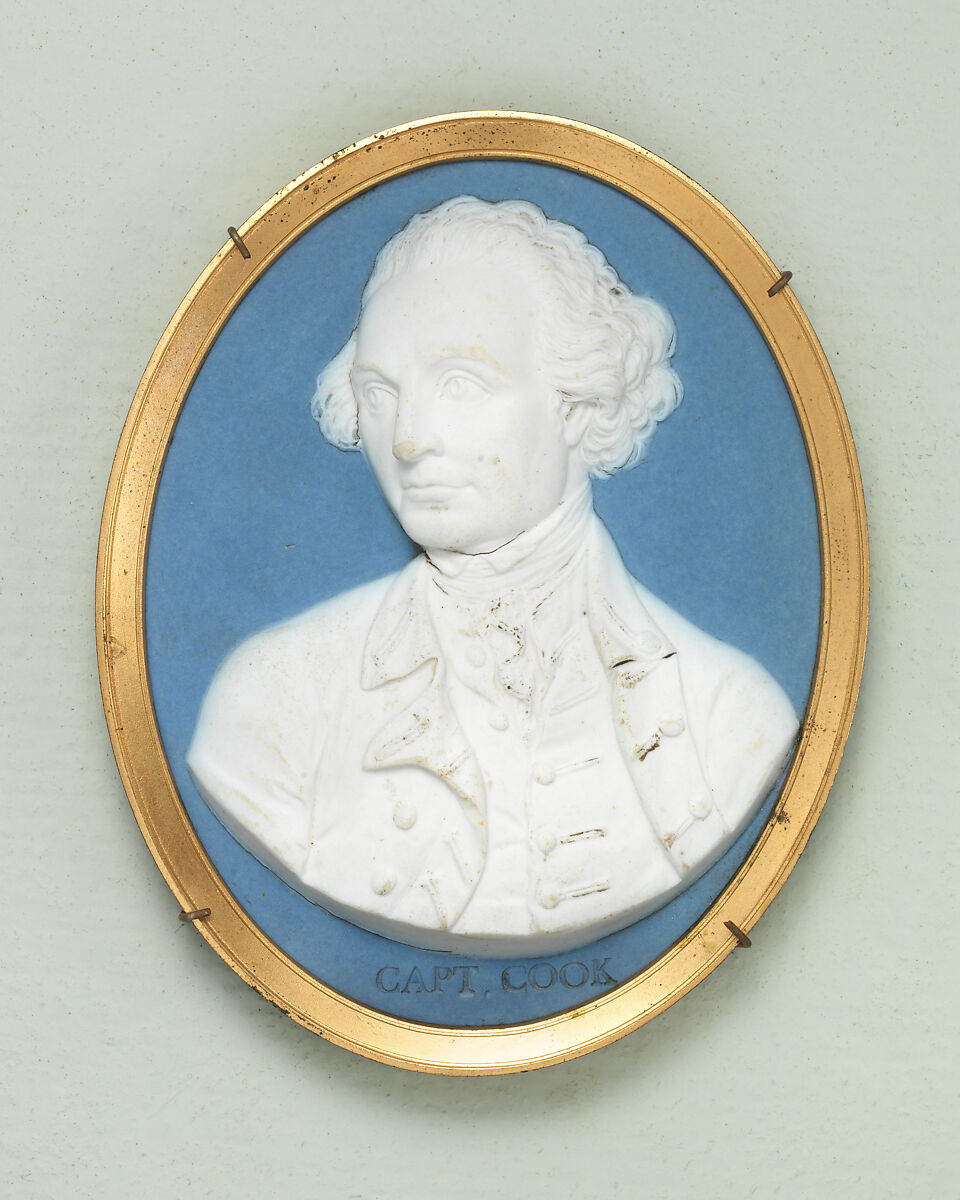 Captain James Cook, Wedgwood and Bentley (British, Etruria, Staffordshire, 1769–1780), Jasperware, British, Etruria, Staffordshire 