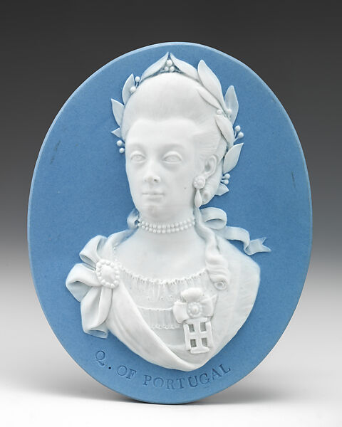 Maria I, Queen of Portugal, Josiah Wedgwood and Sons (British, Etruria, Staffordshire, 1759–present), Jasperware, British, Etruria, Staffordshire 