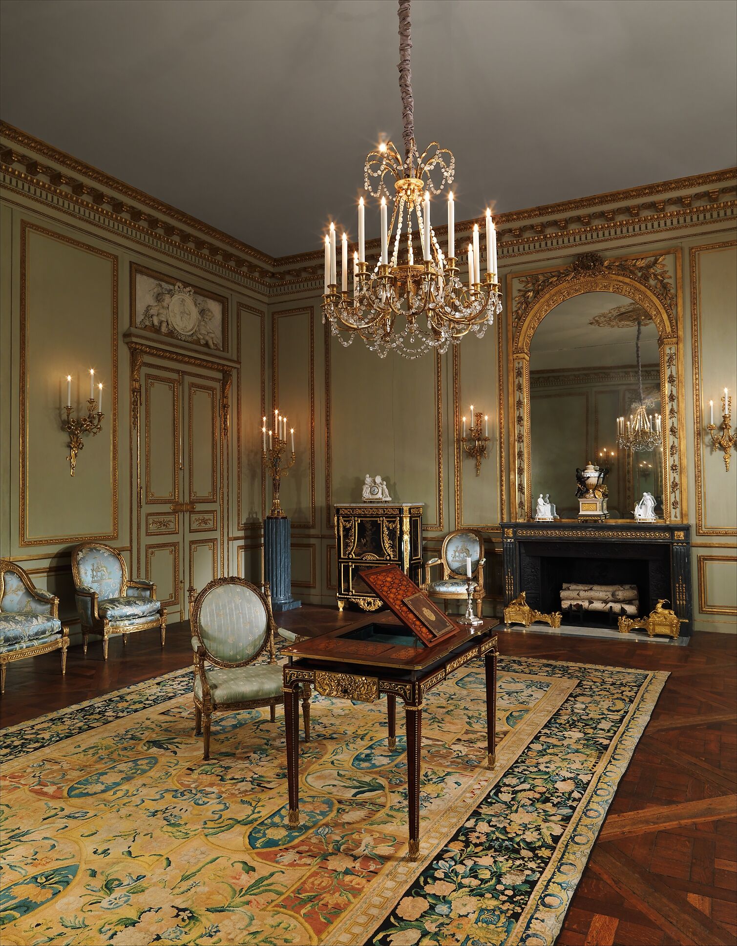 藤田嗣治、【Le Salon a Montparnasse】 source