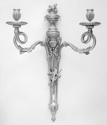 Set of eight candle sconces