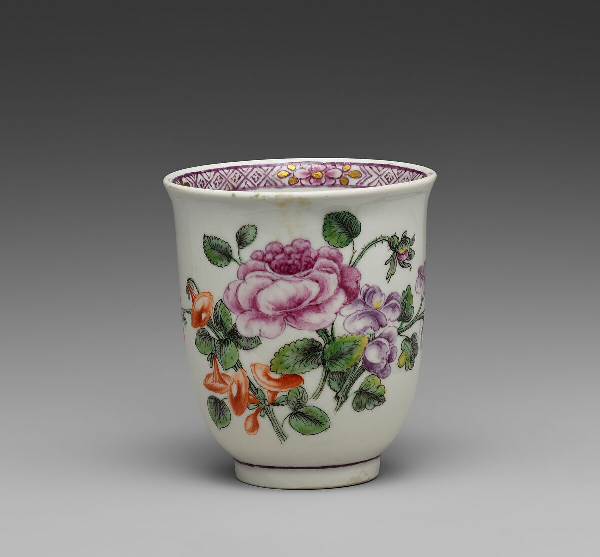 Beaker, Vienna, Hard-paste porcelain, Austrian, Vienna