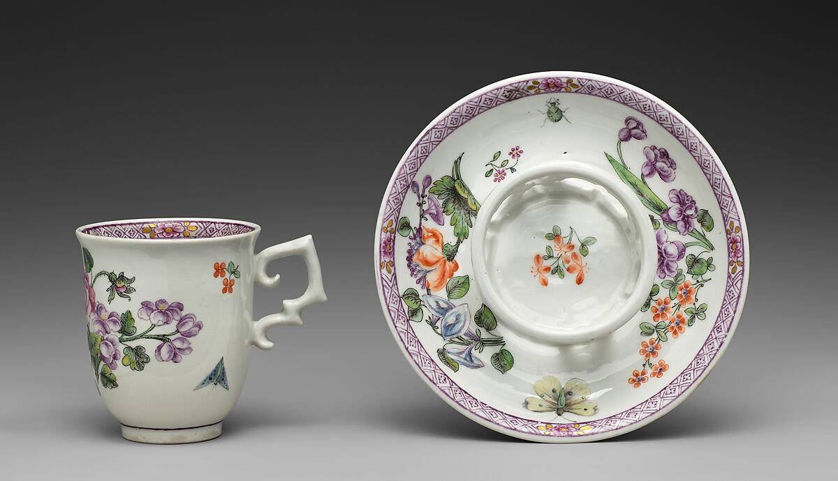 Beaker, Vienna, Hard-paste porcelain, Austrian, Vienna