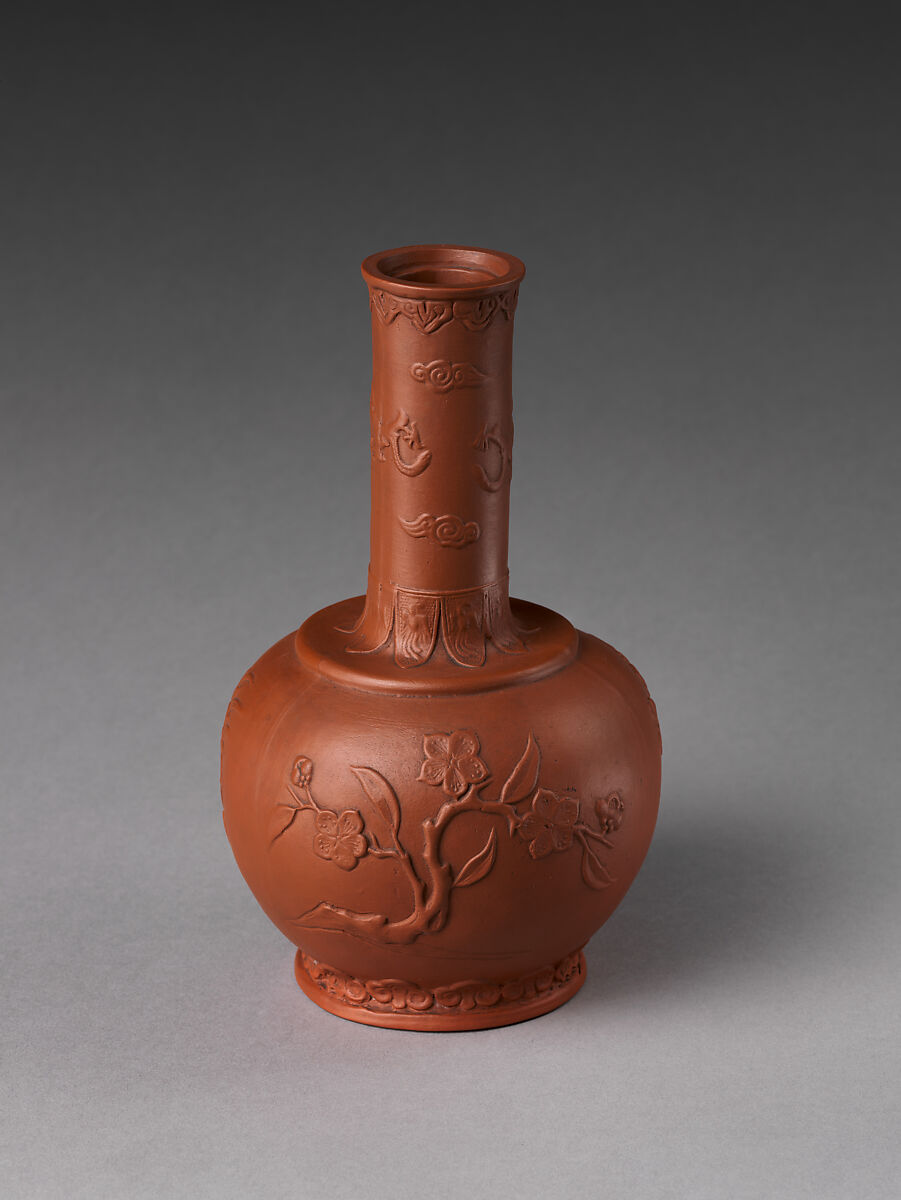 Pouring vessel (Kendi), Meissen Manufactory (German, 1710–present), Stoneware with raised decoration, German, Meissen