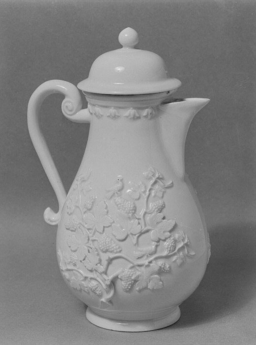 Coffeepot, Meissen Manufactory (German, 1710–present), Hard-paste porcelain, German, Meissen 