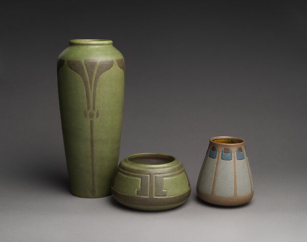 Vase, Marblehead Pottery (1905–36), Earthenware, American