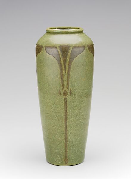 Vase, Marblehead Pottery (1905–36), Earthenware, American 