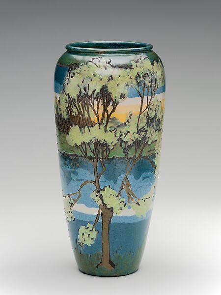 Vase, Paul Revere Pottery (1908–1942), Earthenware, American 