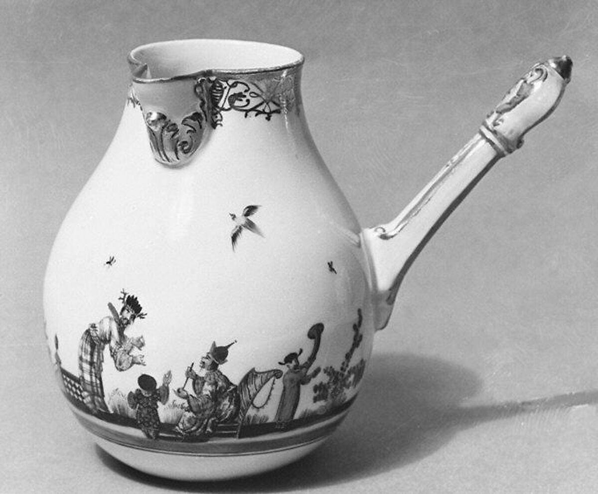 Jug (part of a set), Meissen Manufactory (German, 1710–present), Hard-paste porcelain, German, Meissen 