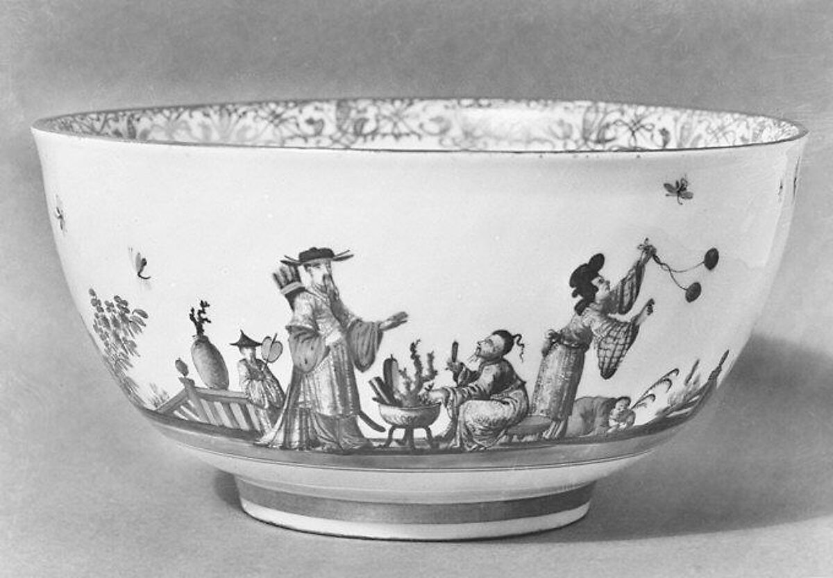 Bowl (part of a set), Meissen Manufactory (German, 1710–present), Hard-paste porcelain, German, Meissen 