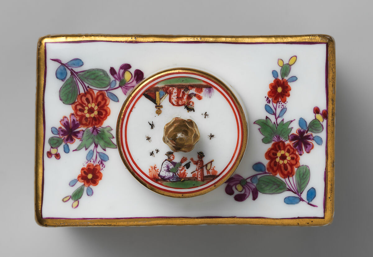 Caddy (part of a set), Meissen Manufactory (German, 1710–present), Hard-paste porcelain, German, Meissen