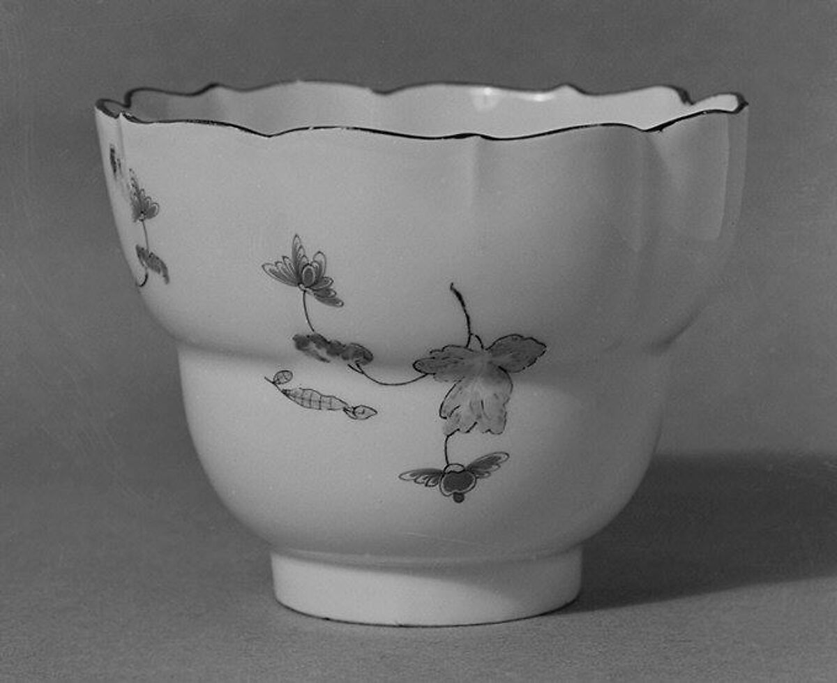 Cup and saucer, Meissen Manufactory (German, 1710–present), Hard-paste porcelain, German, Meissen 