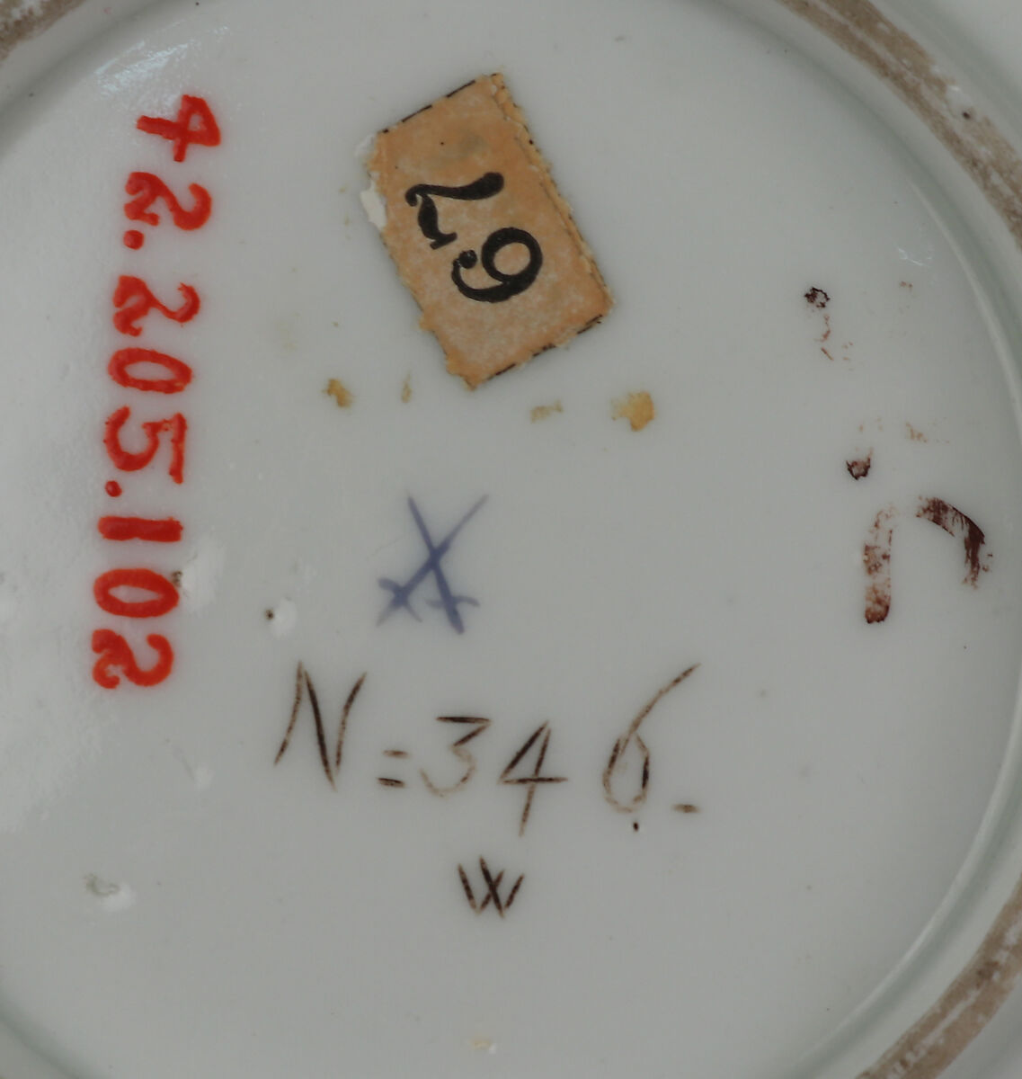 Cup and saucer, Meissen Manufactory (German, 1710–present), Hard-paste porcelain, German, Meissen