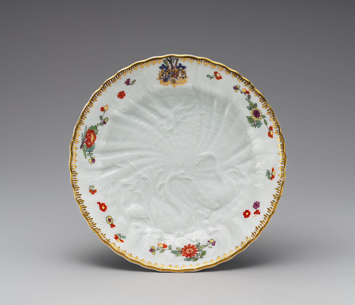 Cup and saucer (part of a service), Meissen Manufactory (German, 1710–present), Hard-paste porcelain, German, Meissen