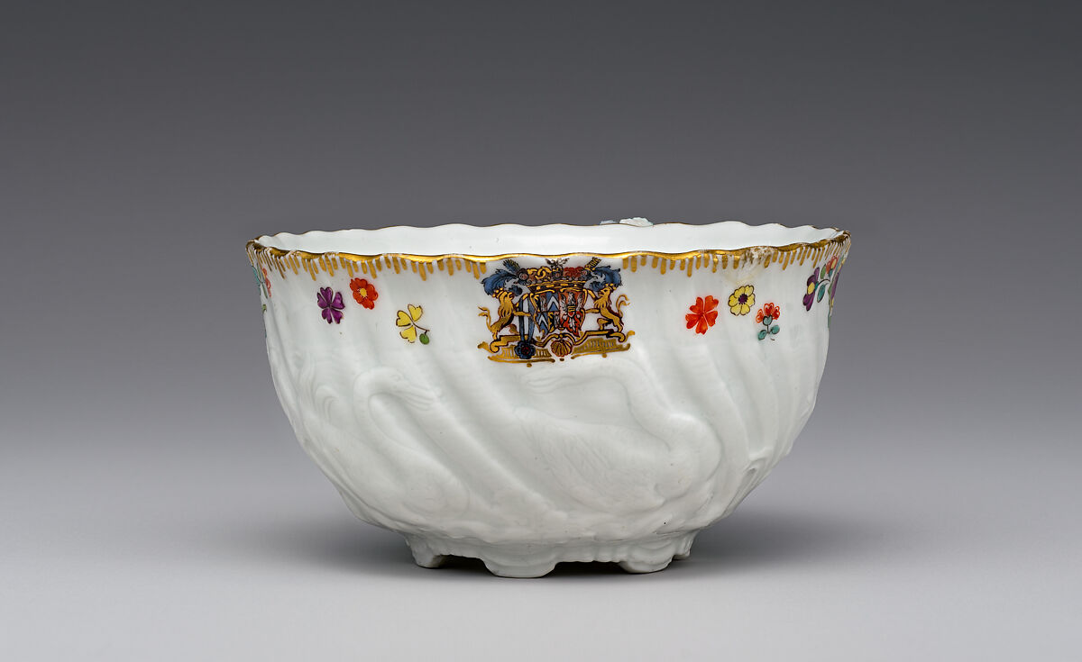 Cup and saucer (part of a service), Meissen Manufactory (German, 1710–present), Hard-paste porcelain, German, Meissen