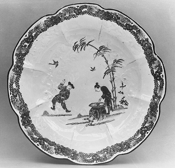 Plate, Höchst Manufactory (German, 1746–1796), Hard-paste porcelain, German, Höchst 