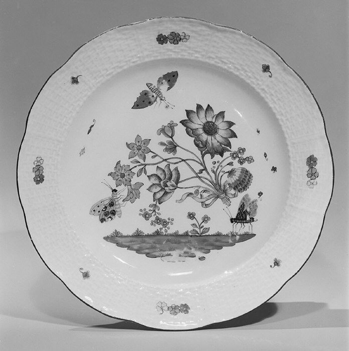 Plate, Meissen Manufactory (German, 1710–present), Hard-paste porcelain, German, Meissen 