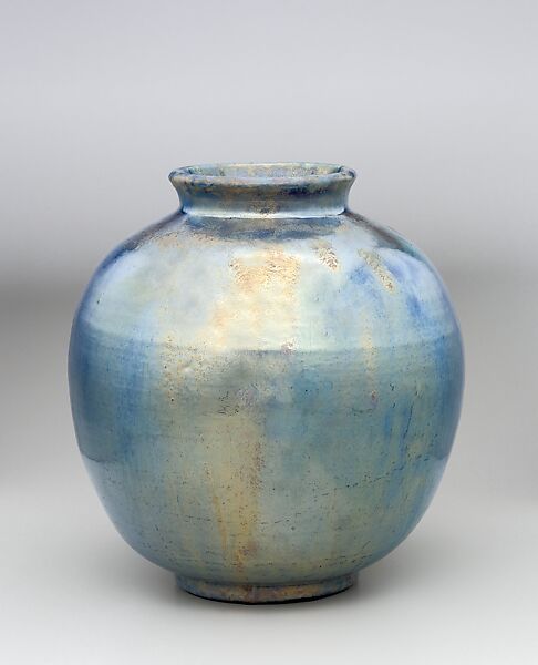 Vase, Pewabic Pottery (1903–1961), Stoneware, American