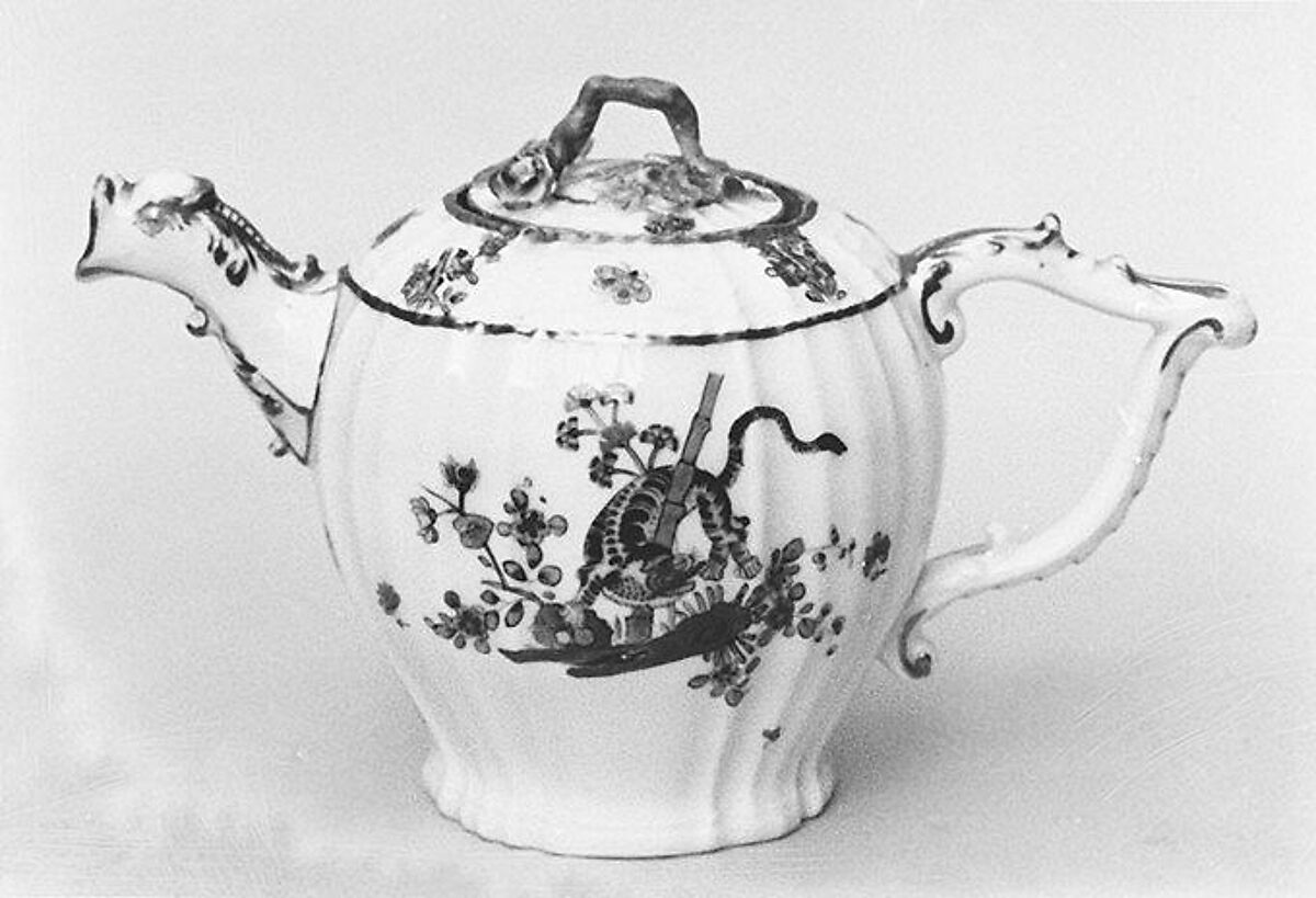 Teapot, Meissen Manufactory (German, 1710–present), Hard-paste porcelain, German, Meissen 