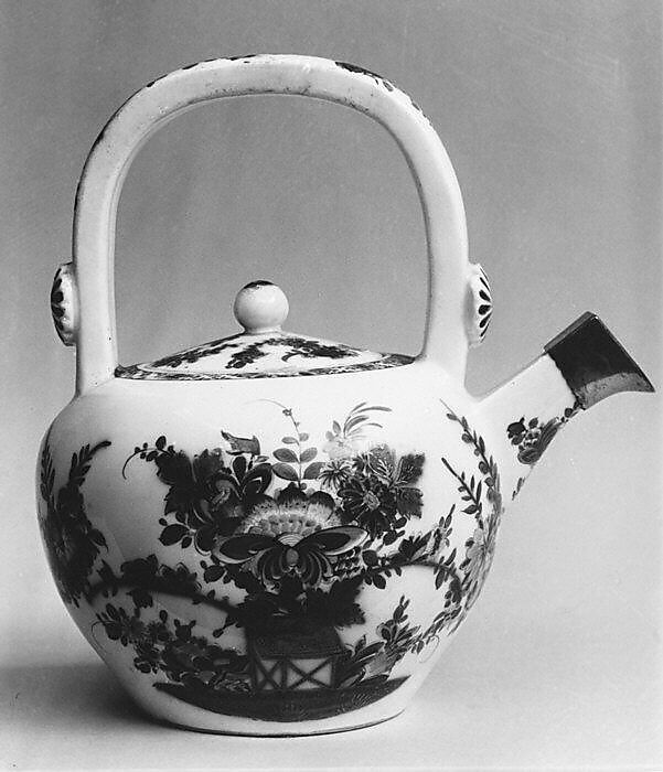 Teapot, Meissen Manufactory (German, 1710–present), Hard-paste porcelain, German, Meissen 