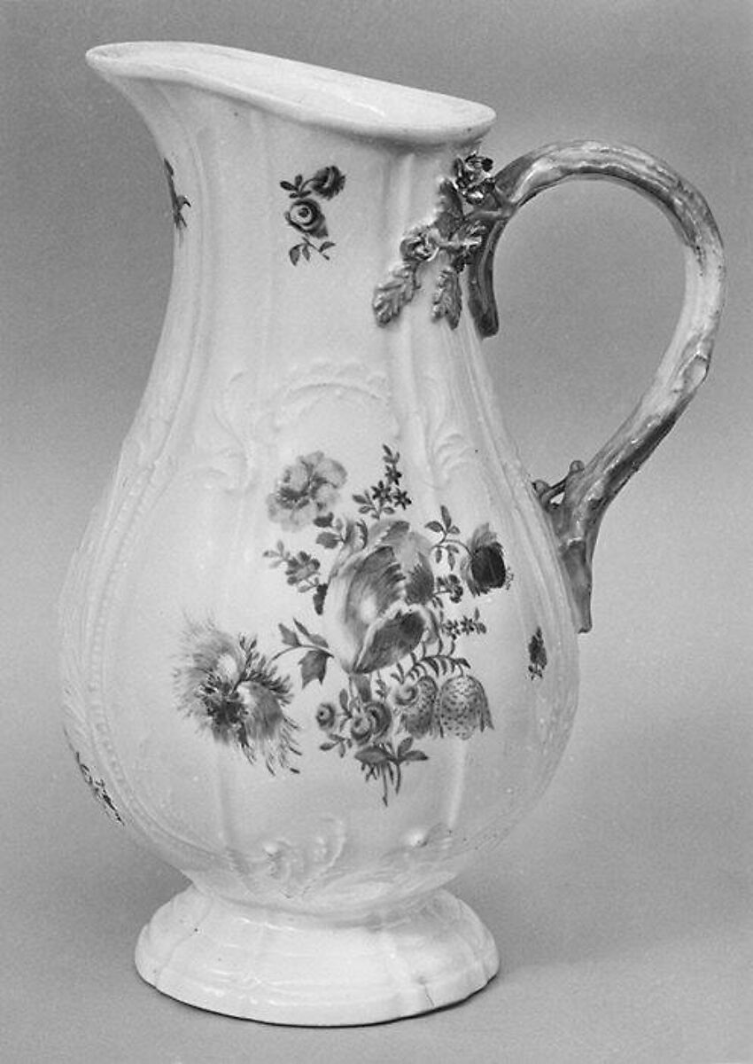 Jug, Meissen Manufactory (German, 1710–present), Hard-paste porcelain, German, Meissen 