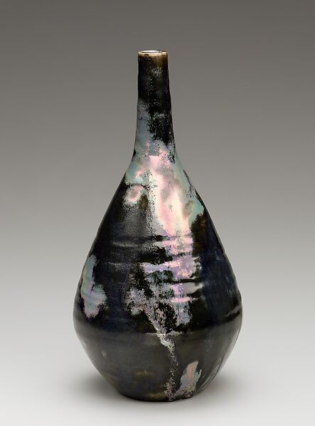 Vase, Pewabic Pottery (1903–1961), Earthenware, American 