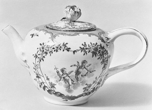 Teapot, Meissen Manufactory (German, 1710–present), Hard-paste porcelain, German, Meissen 